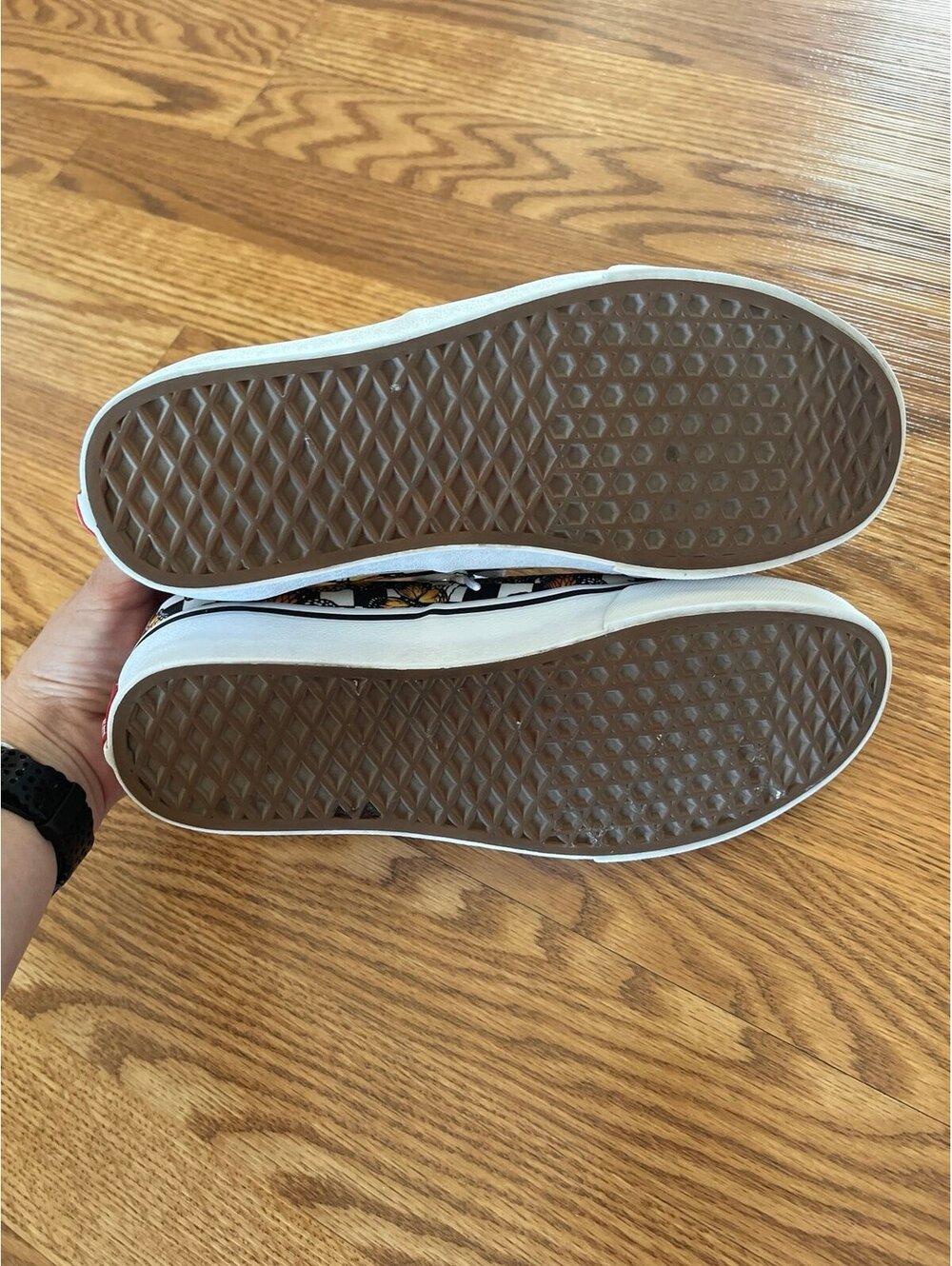 VANS checkerboard monarch butterfly shoes - Picture 4 of 6